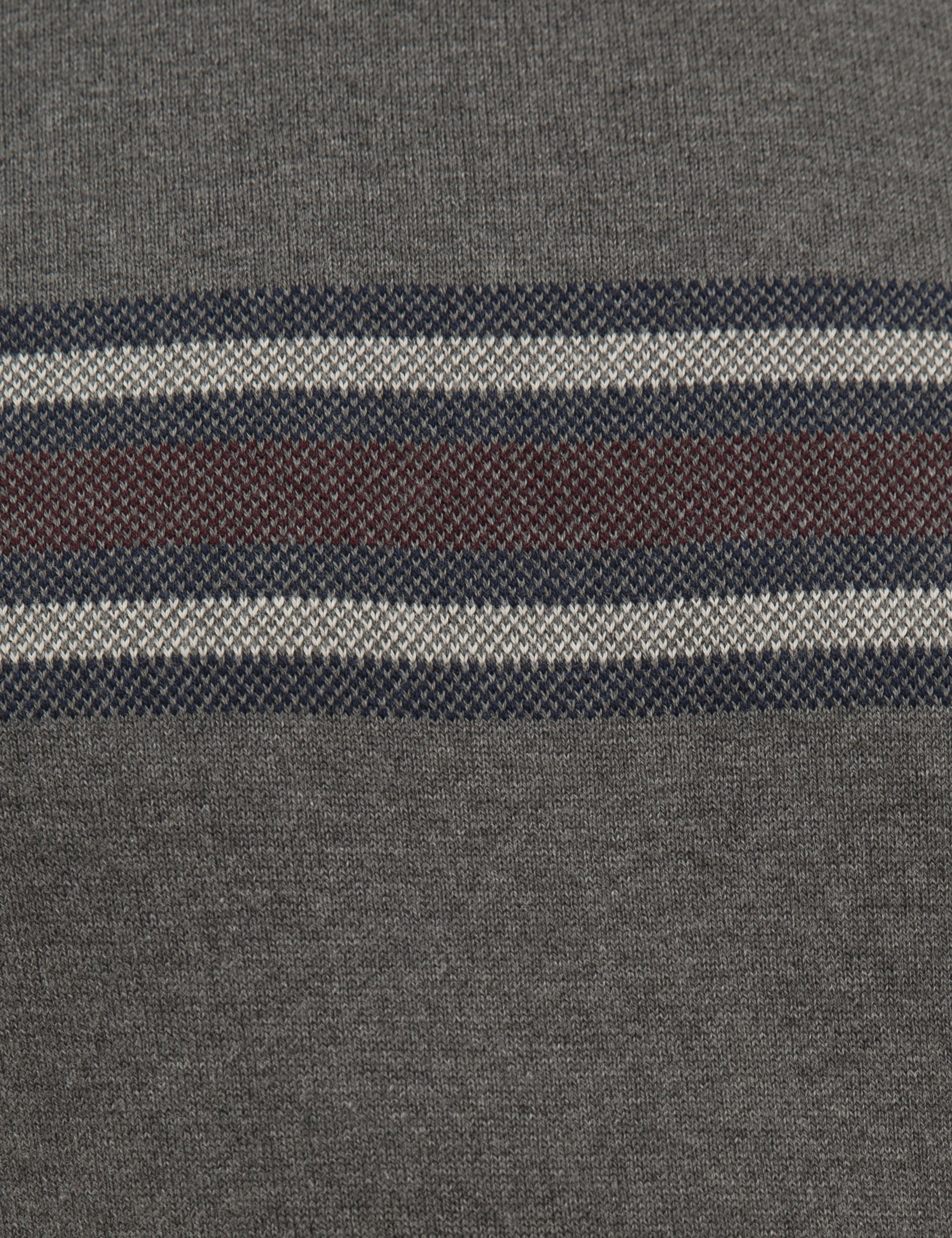 Gri Melanj Slim Fit Triko Kazak