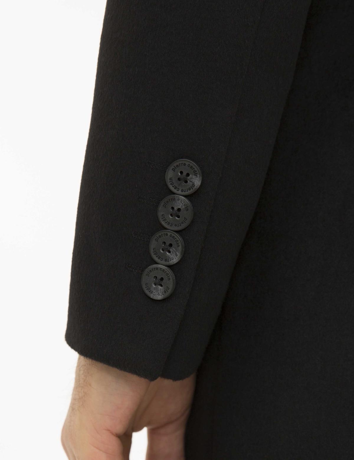 Siyah Slim Fit Palto - 50230242028