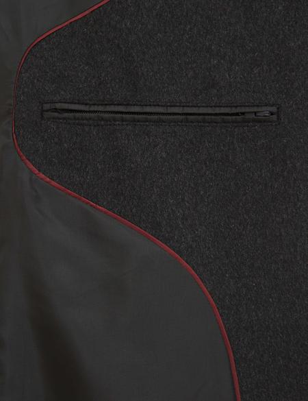 Antrasit Slim Fit Palto - 50230242008