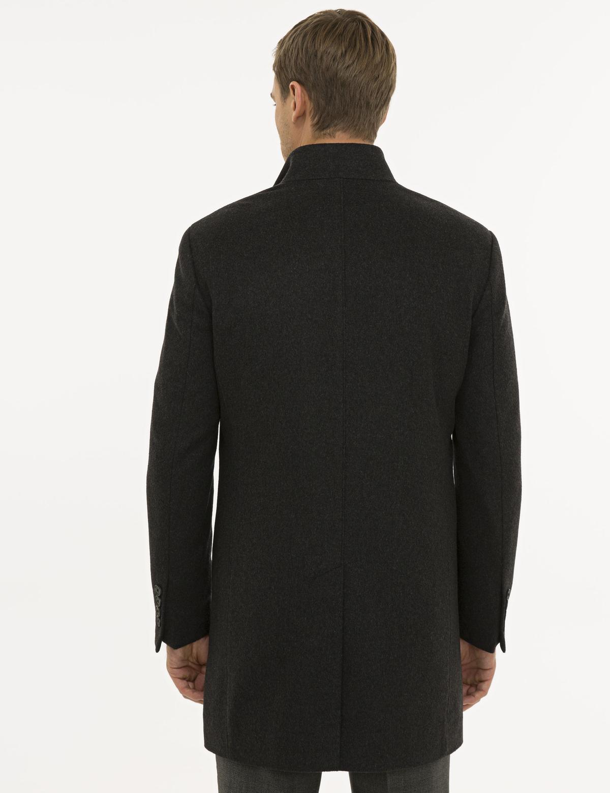 Antrasit Slim Fit Palto - 50230242008