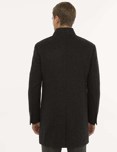 Antrasit Slim Fit Palto - 50230242008