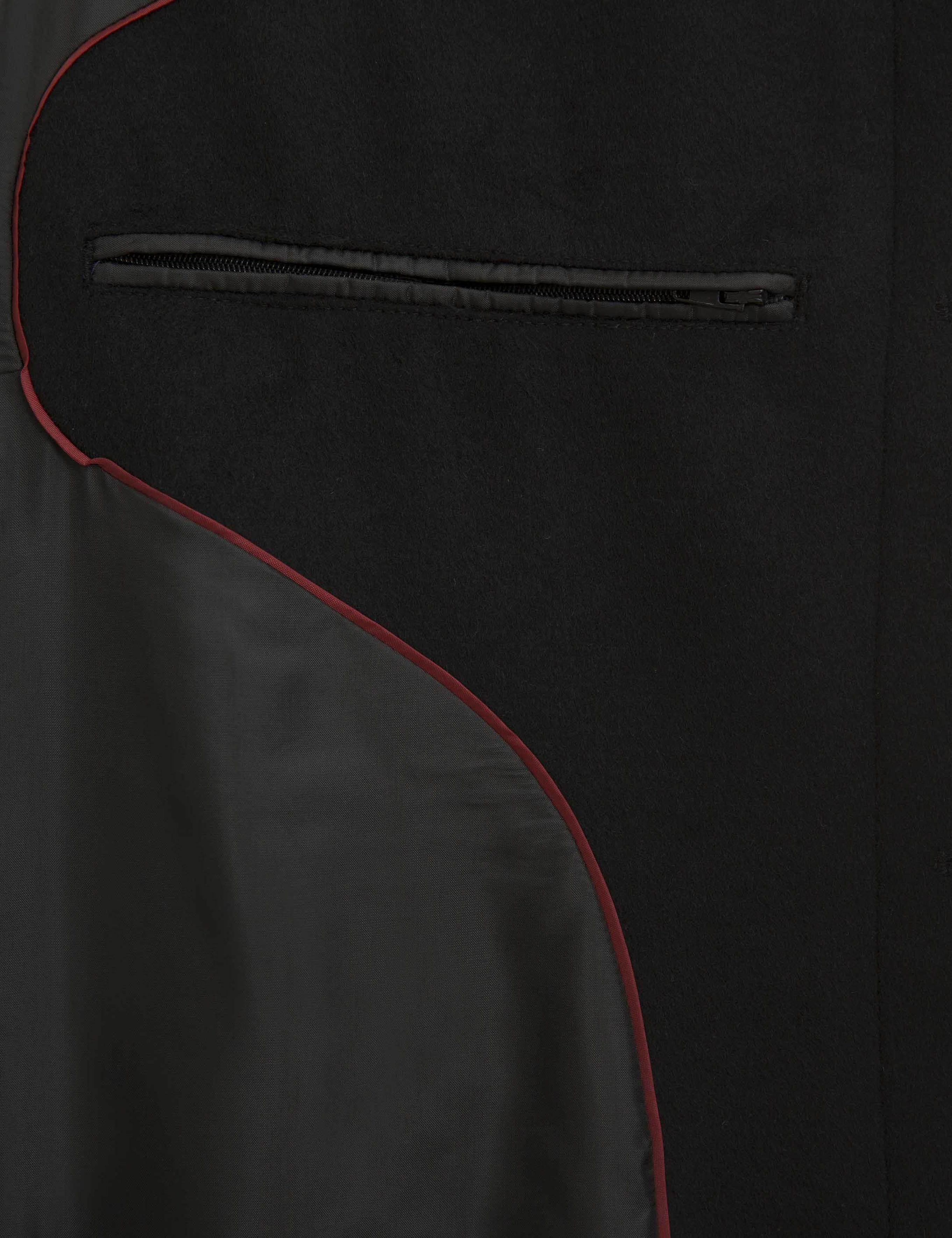 Siyah Slim Fit Palto