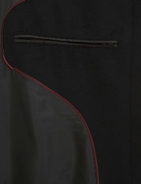 Siyah Slim Fit Palto - 50230242028