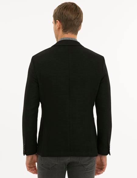 Siyah Slim Fit Ceket - 50229106008