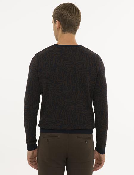 Lacivert Slim Fit Triko Kazak - 50228532033