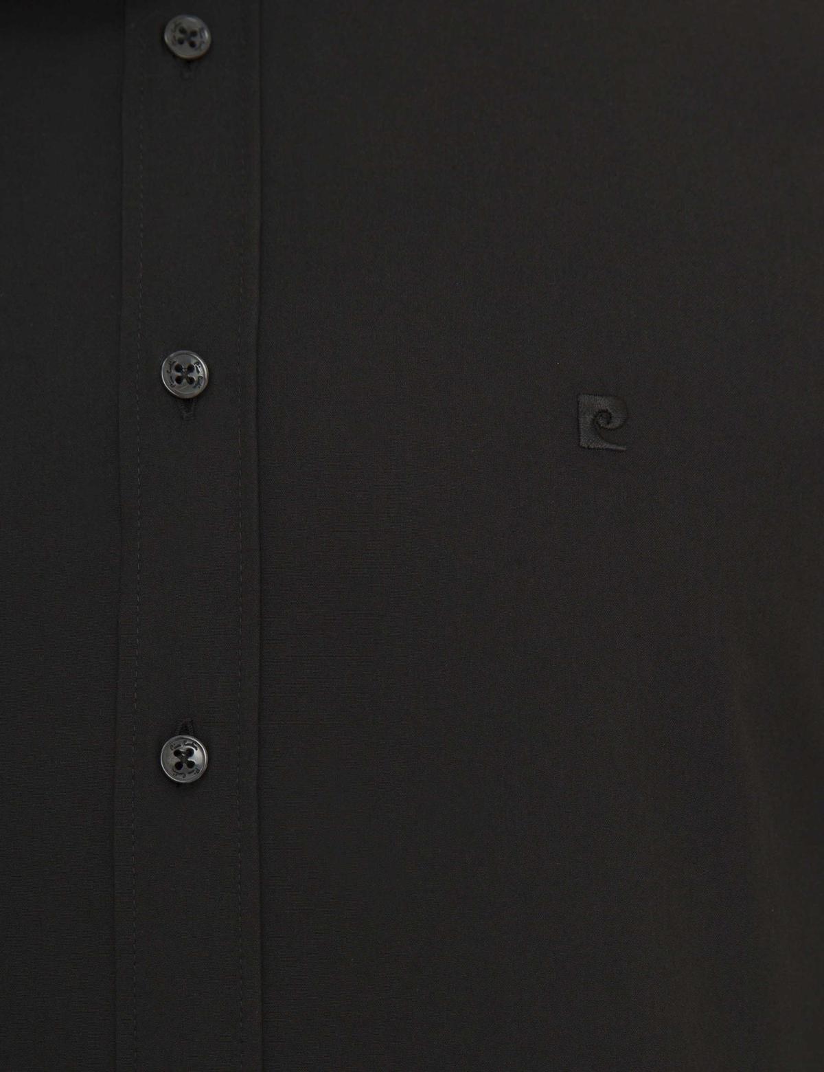 Siyah Slim Fit Basic Gömlek - 50233527037