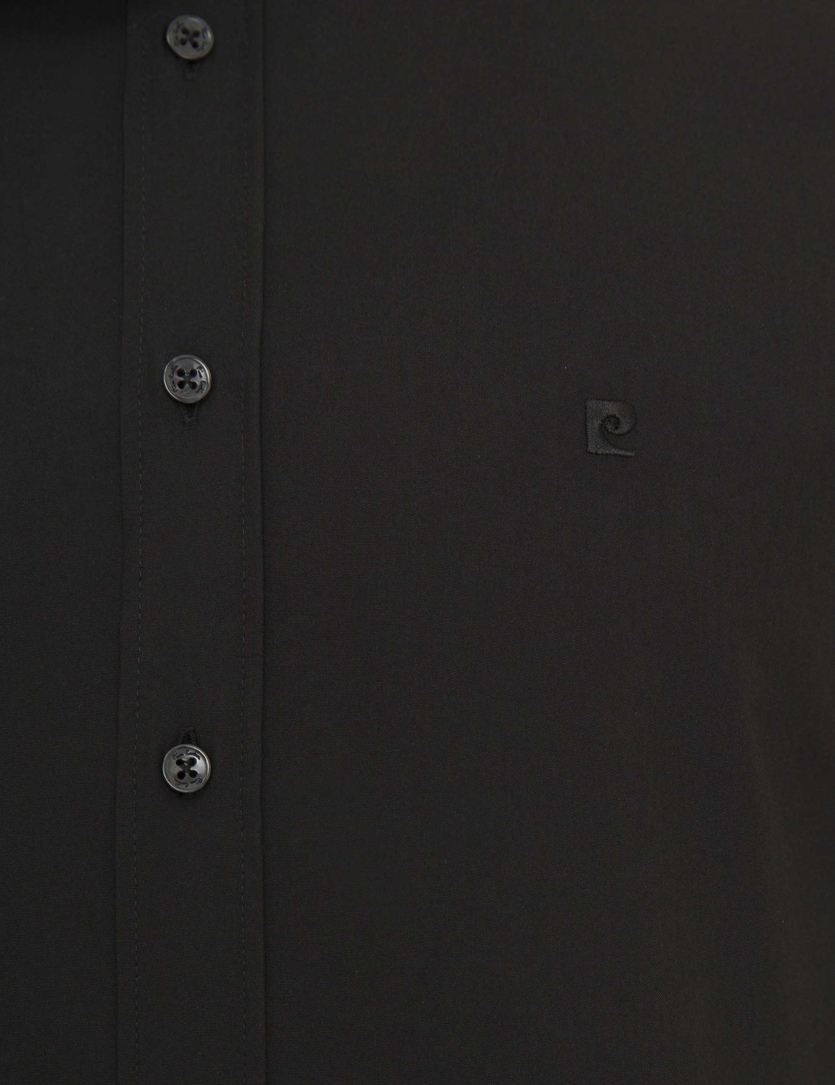 Siyah Slim Fit Basic Gömlek