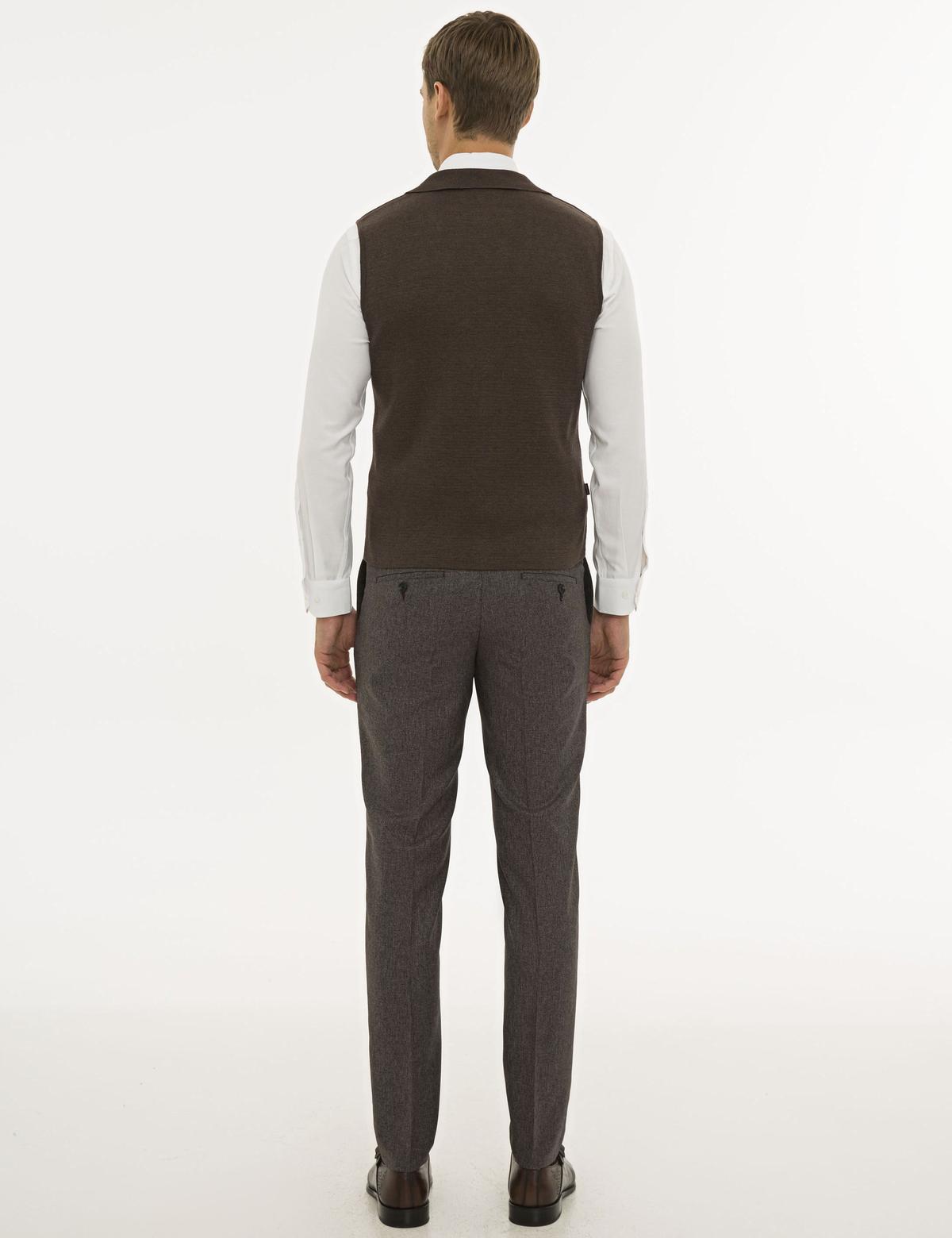 Bordo Ex. Slim Fit Kumaş Pantolon - 50229916008