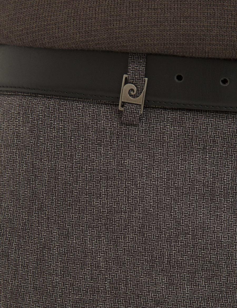 Bordo Ekstra Slim Fit Pantolon