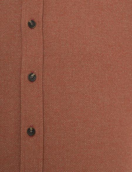 Kiremit Slim Fit Gömlek - 50227733069