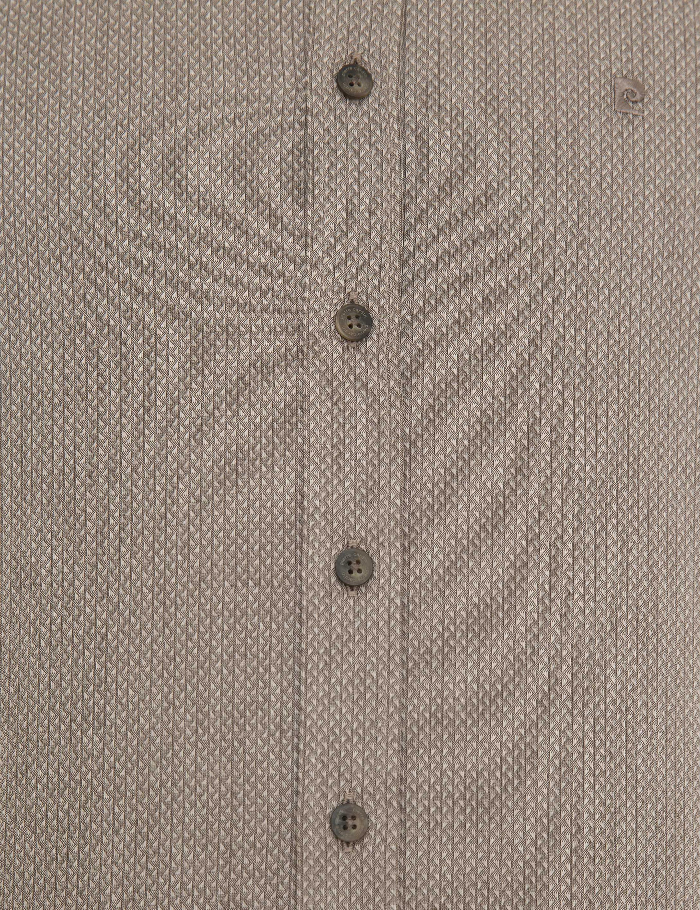 Açık Kahverengi Slim Fit Gömlek