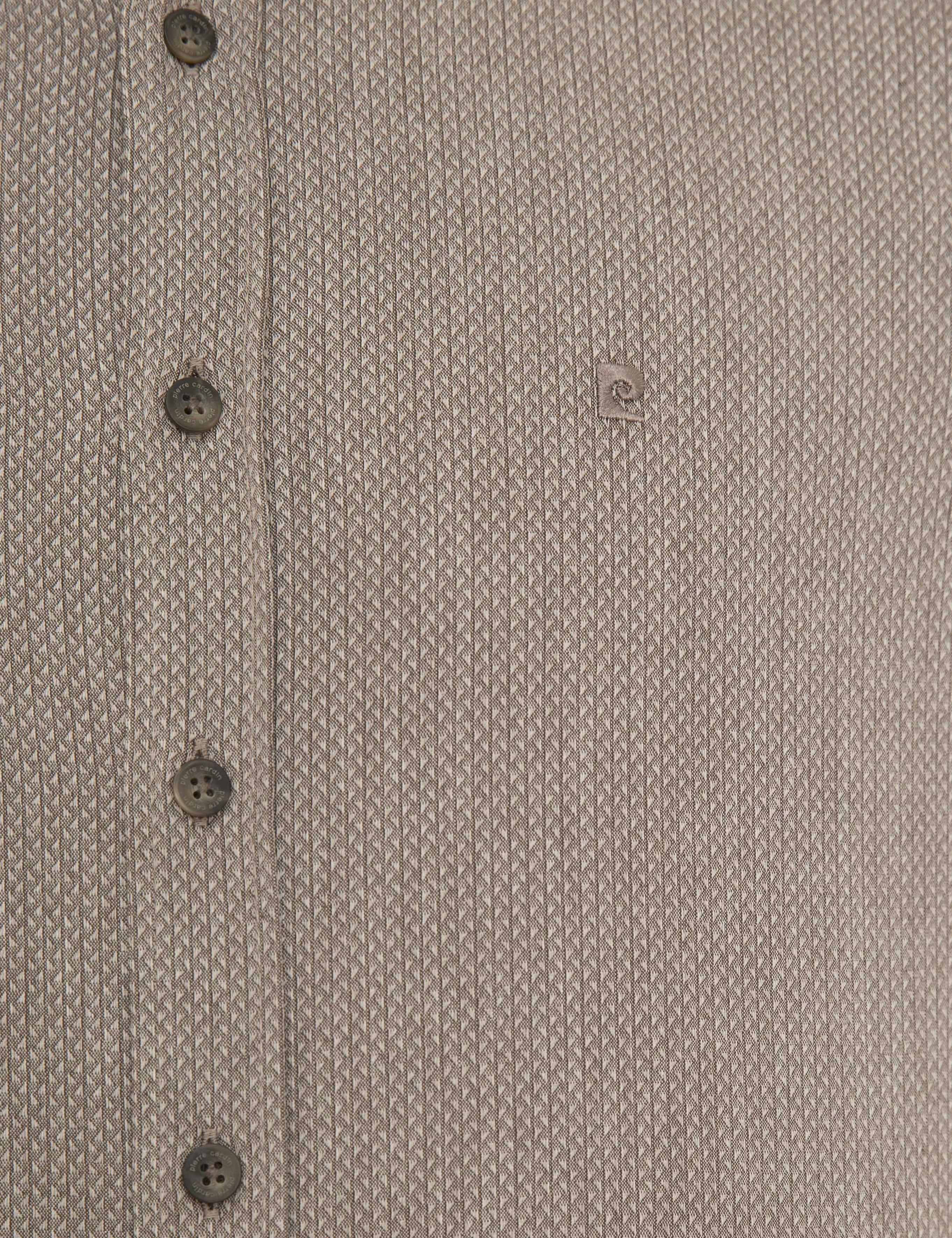 Açık Kahverengi Slim Fit Gömlek