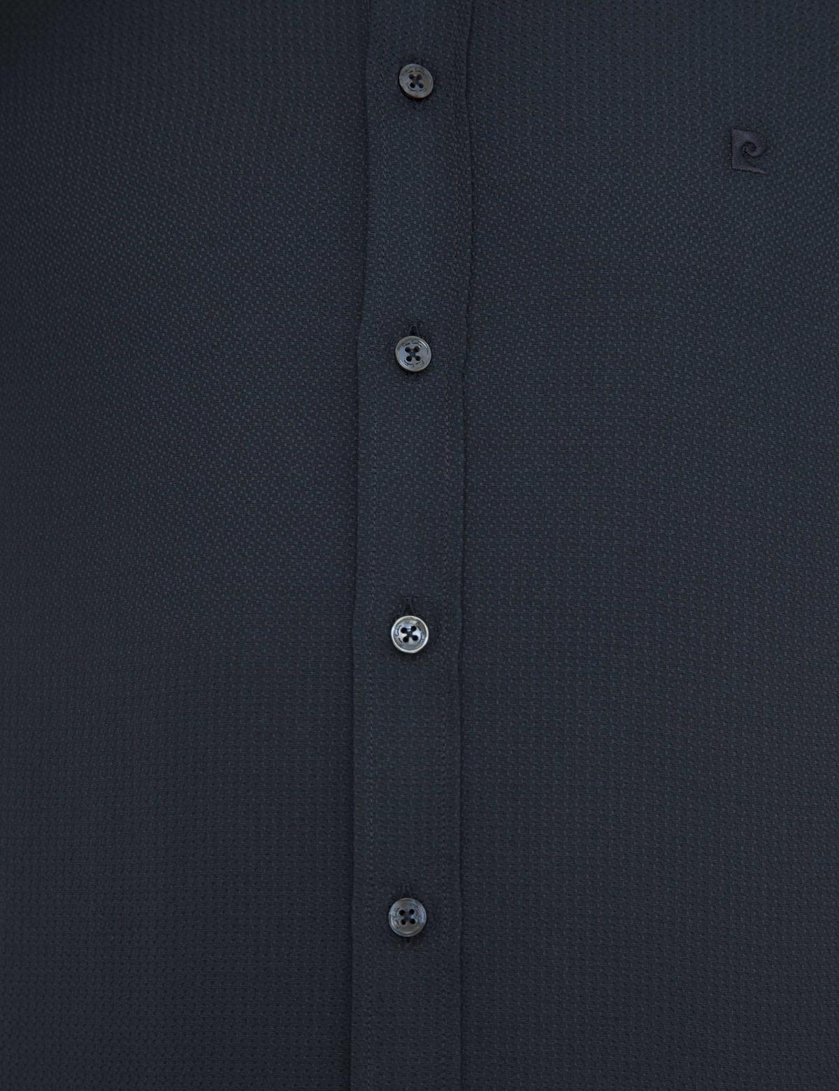 Lacivert Slim Fit Armürlü Gömlek - 50233531023