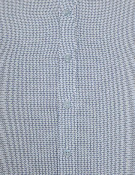 Açık Mavi Slim Fit Uzun Kollu Gömlek - 50233536015