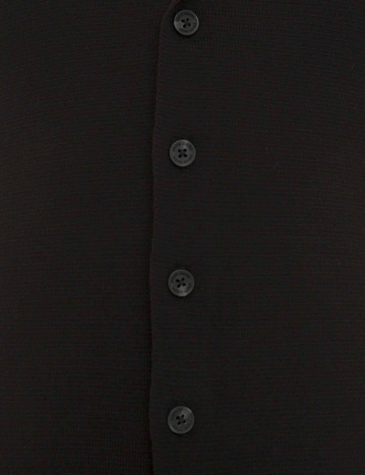 Siyah Slim Fit Triko Yelek - 50229475008