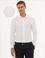 Beyaz Slim Fit Armürlü Gömlek