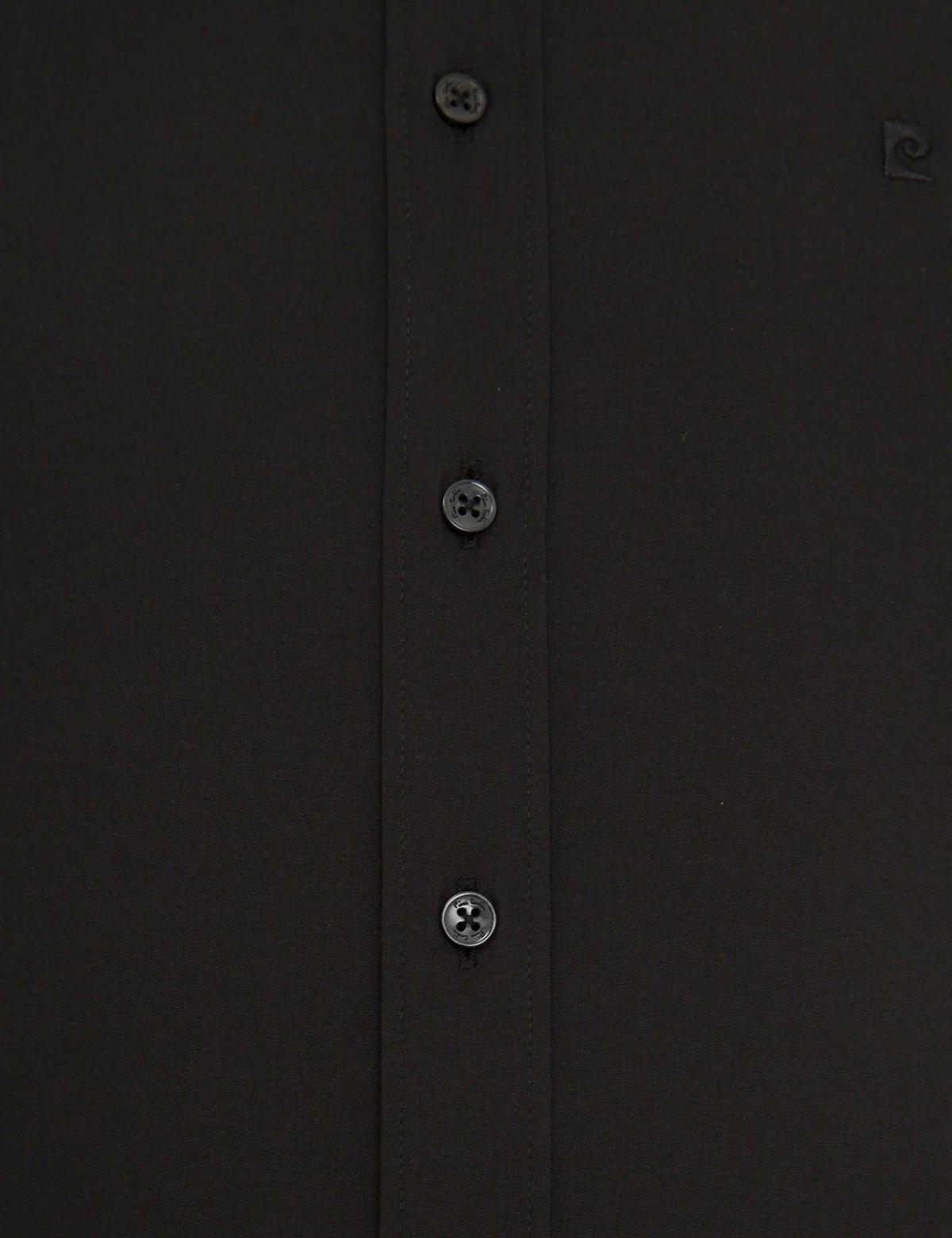 Siyah Regular Fit Basic Gömlek - 50233544037