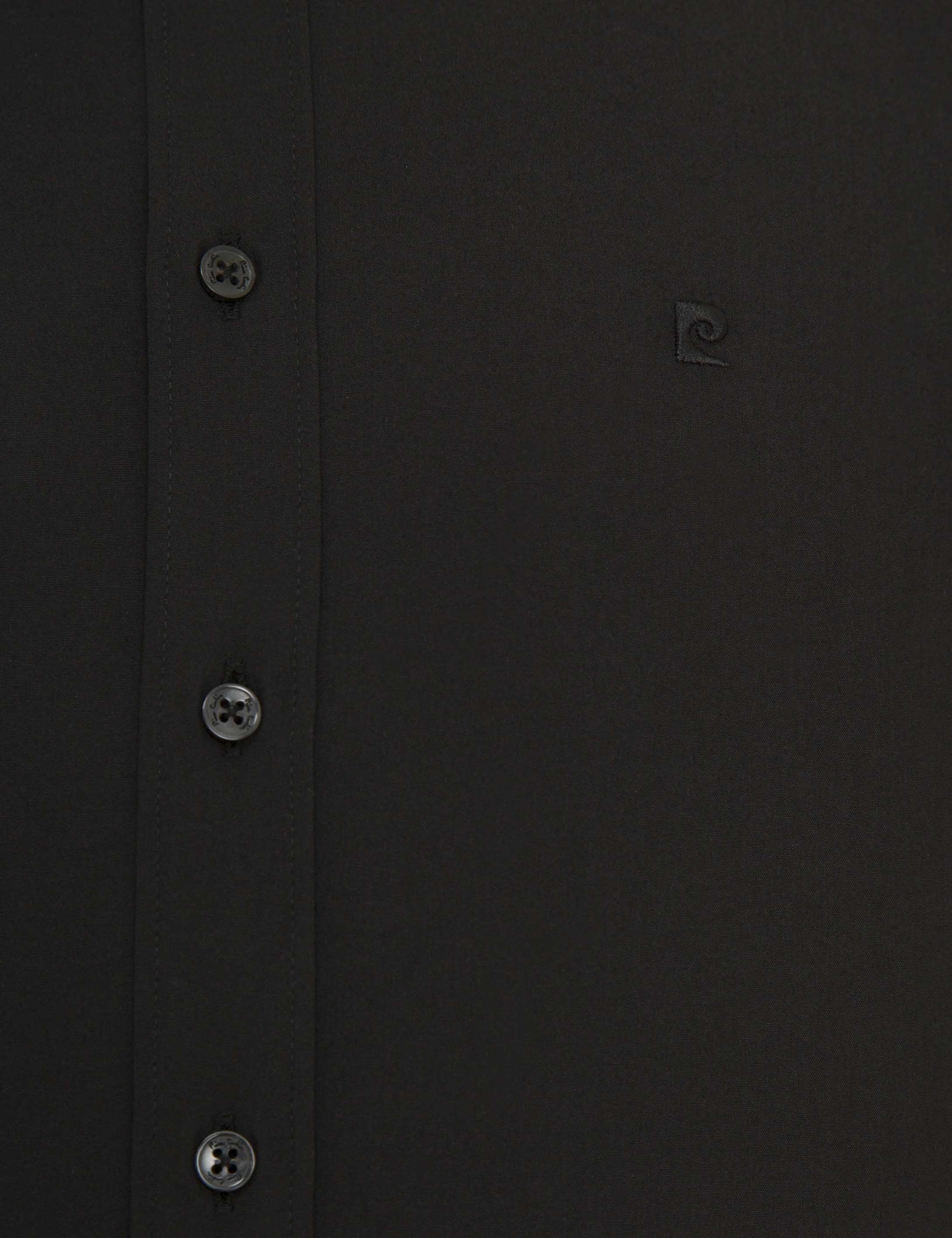 Siyah Regular Fit Basic Gömlek