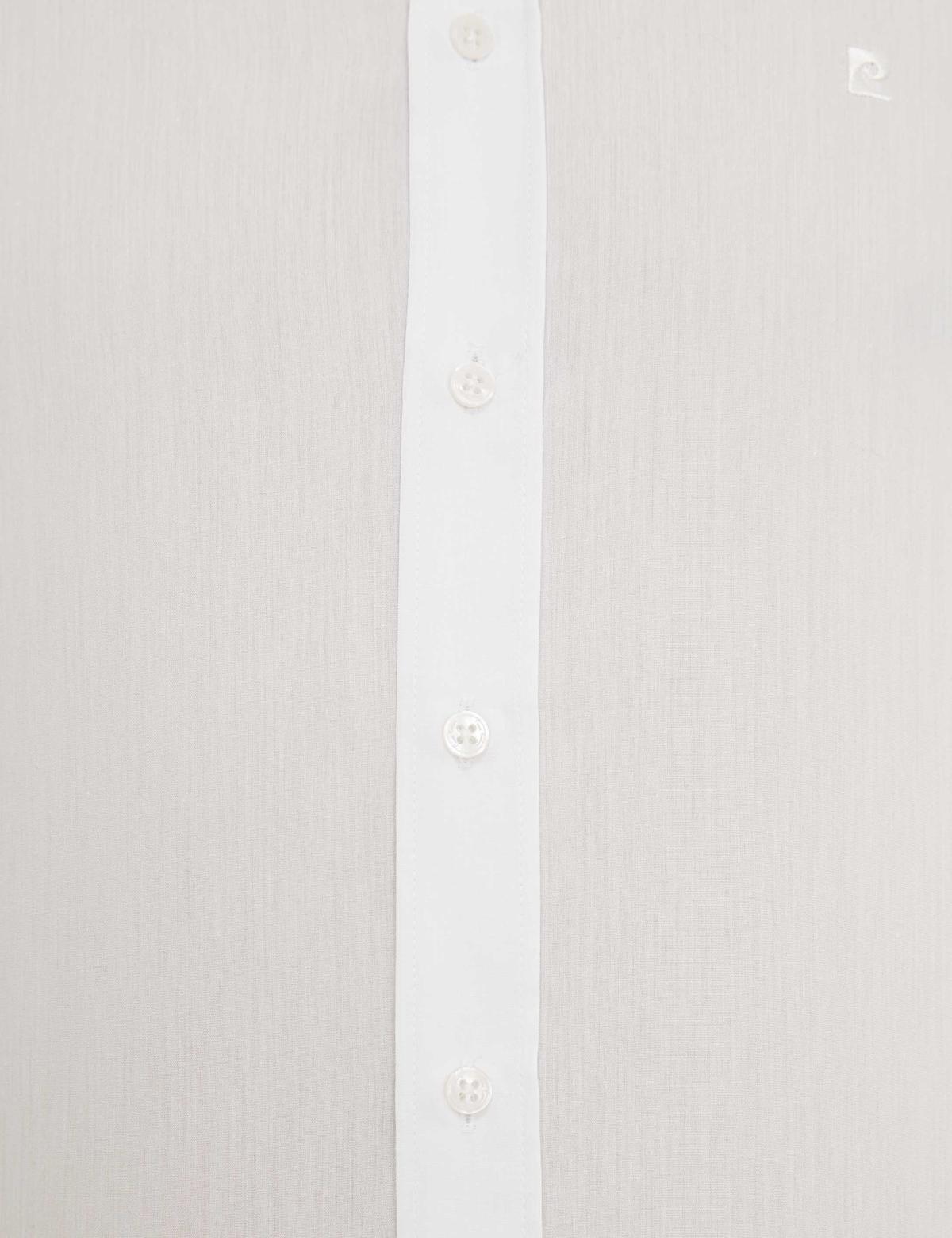 Beyaz Slim Fit Basic Gömlek - 50233527017