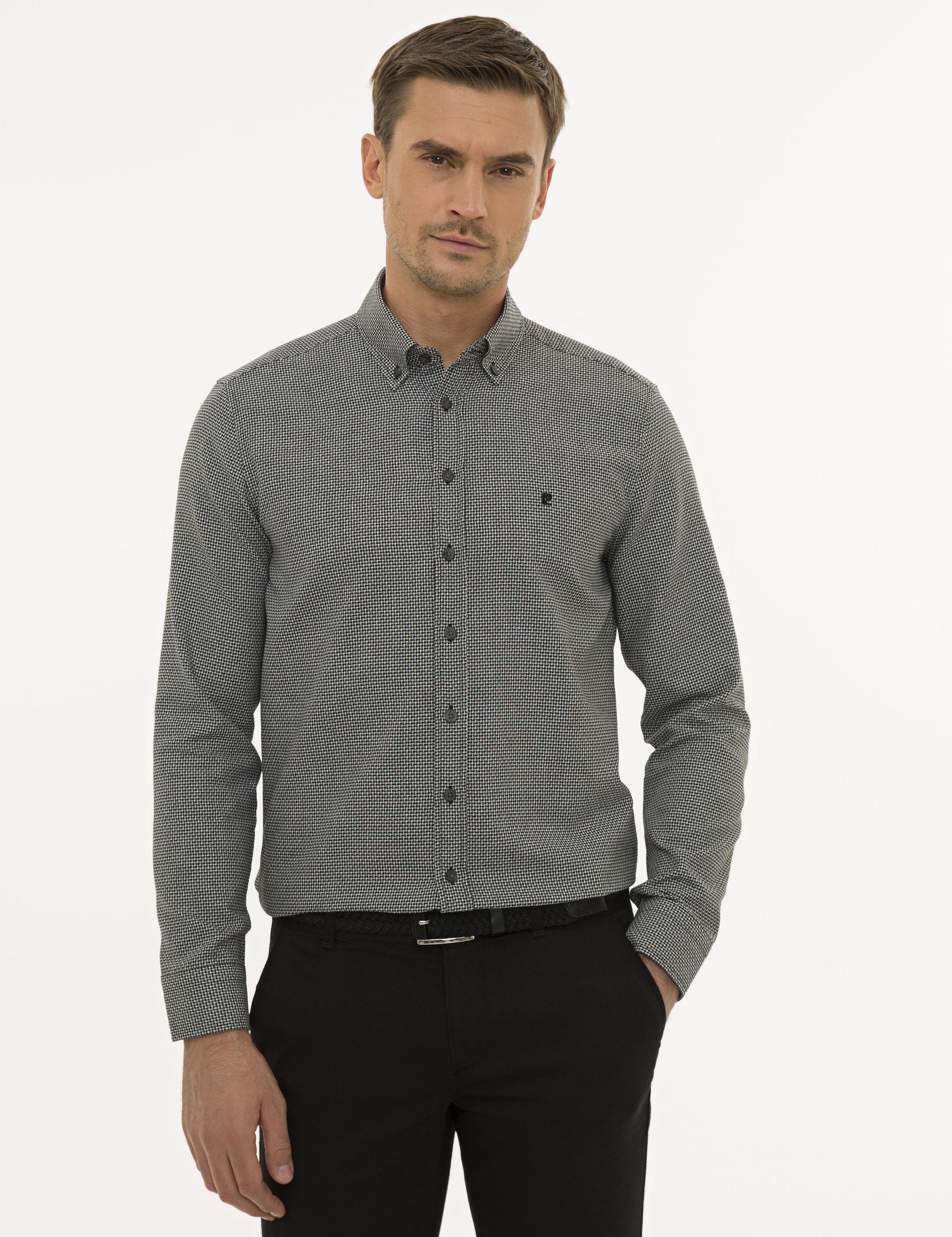 Siyah Slim Fit Gömlek