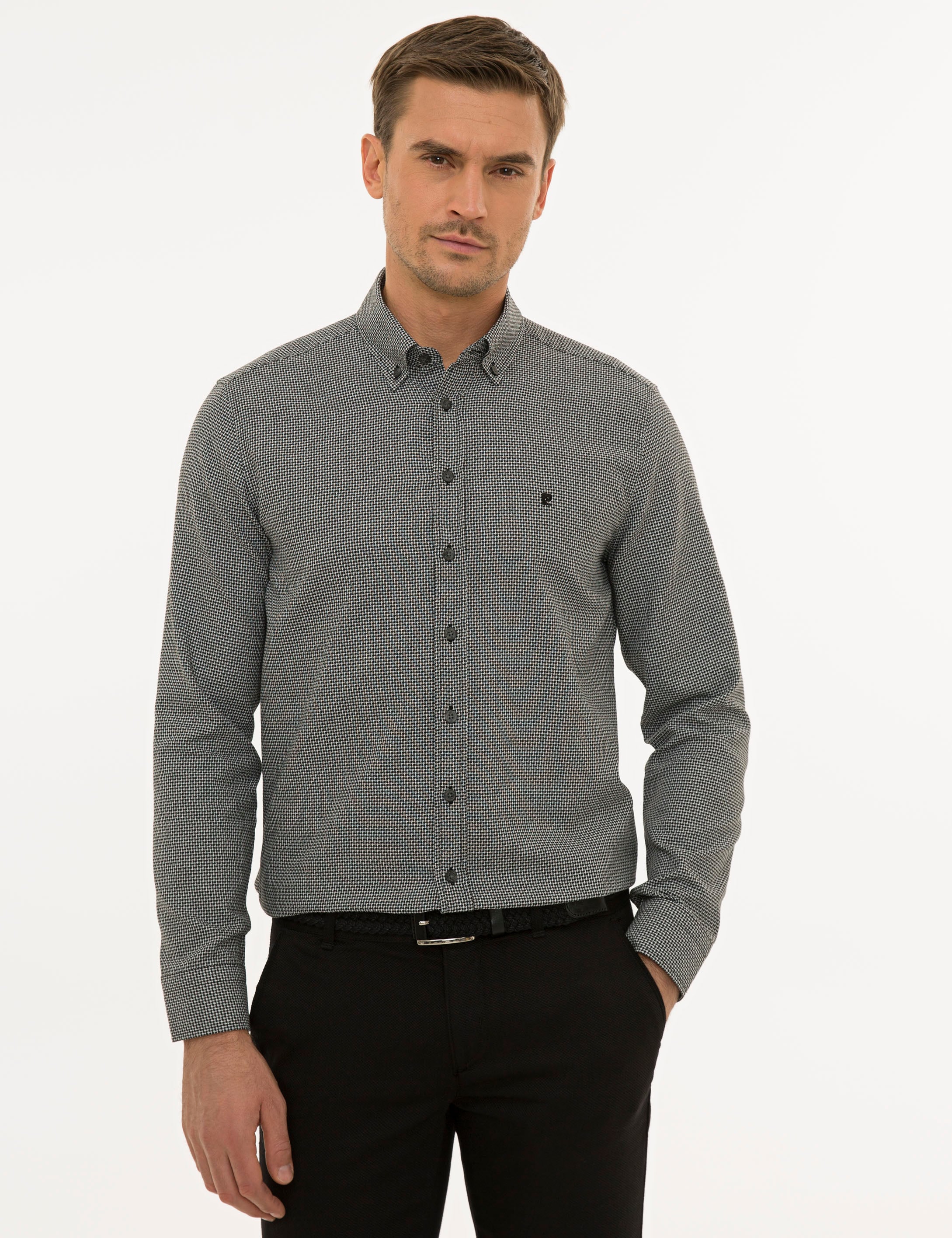 Siyah Slim Fit Gömlek
