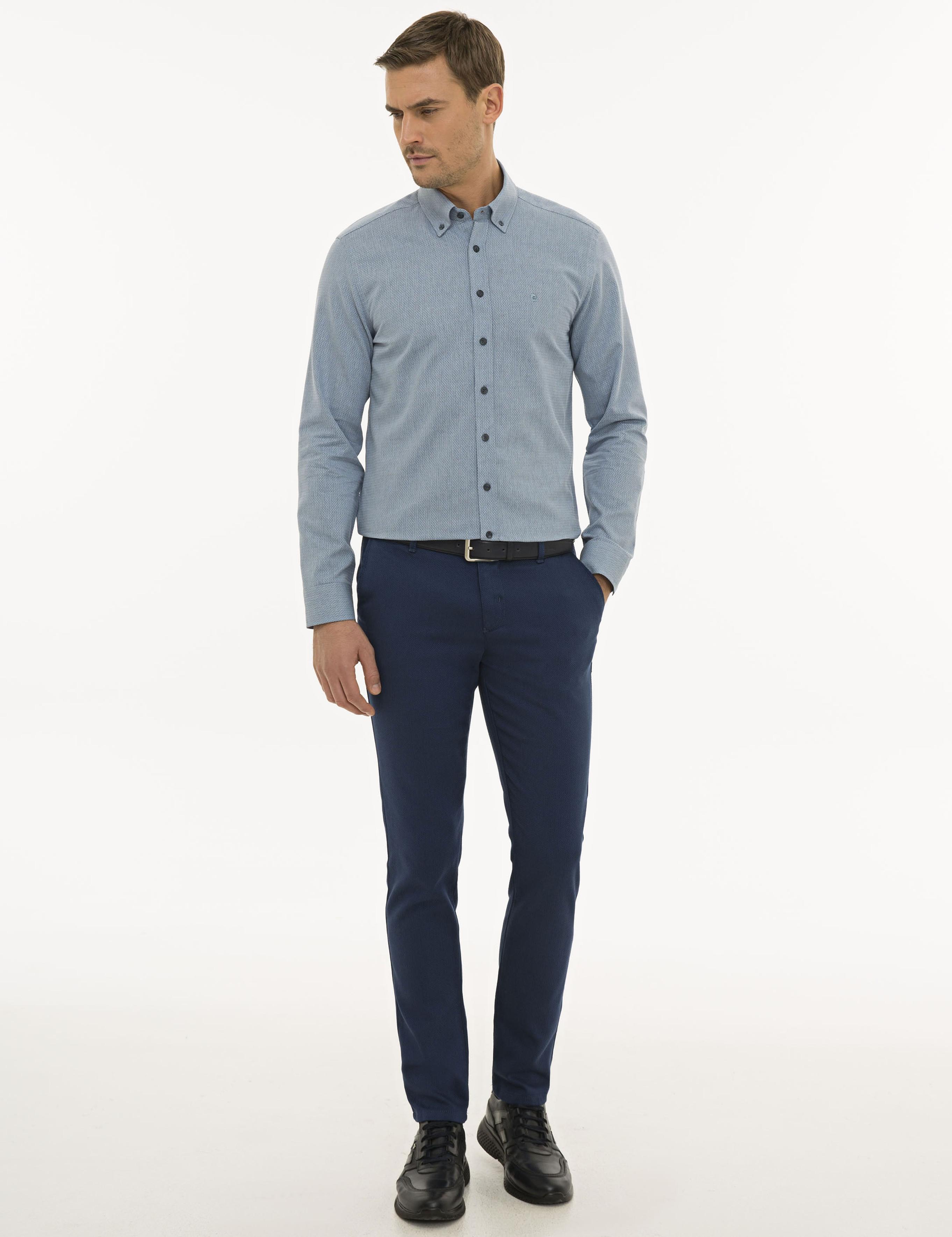 Lacivert Slim Fit Gömlek