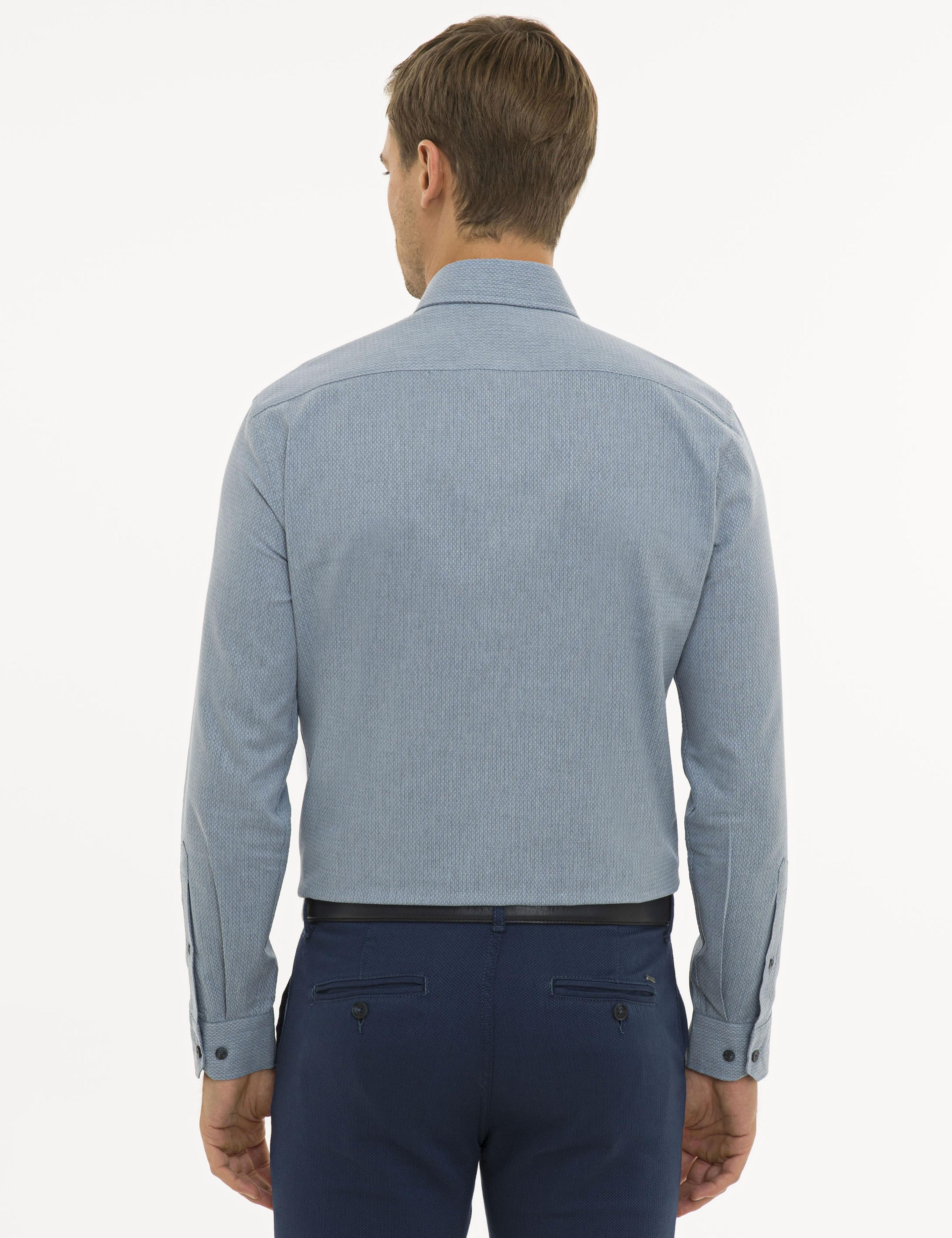 Lacivert Slim Fit Gömlek