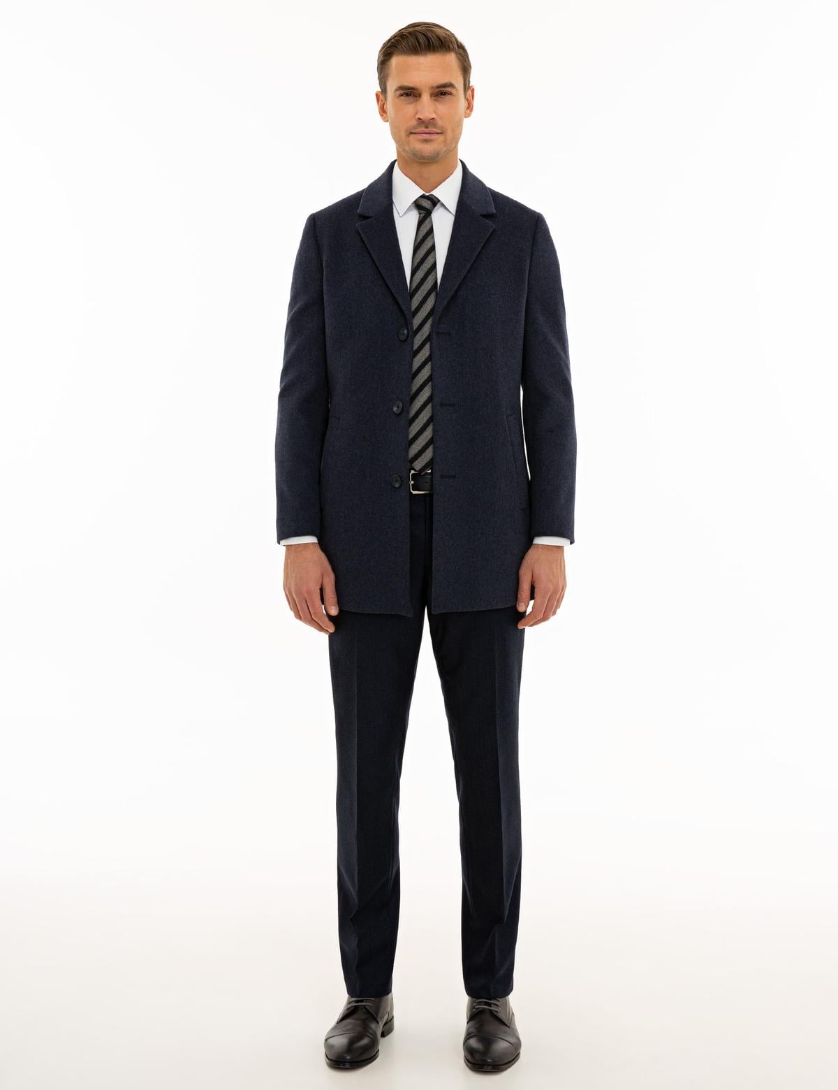 İndigo Ekstra Slim Fit Kaban - 50230243035