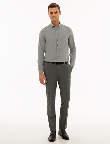 Gri Slim Fit Pantolon - 50226626078