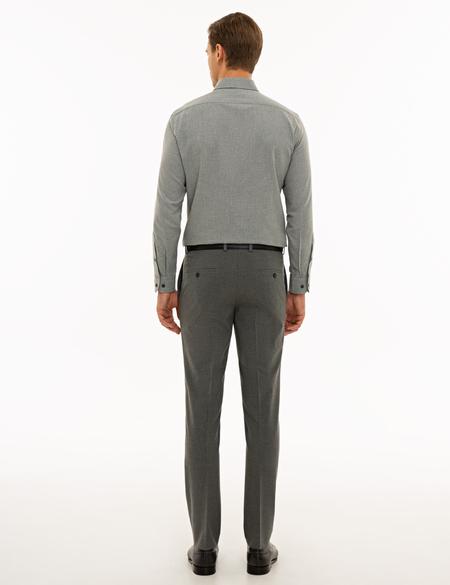 Gri Slim Fit Pantolon - 50226626078