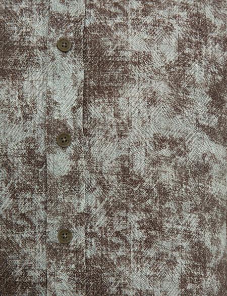 Haki Slim Fit Uzun Kollu Gömlek - 50229512010