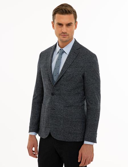 Lacivert Slim Fit Ceket - 50213699086