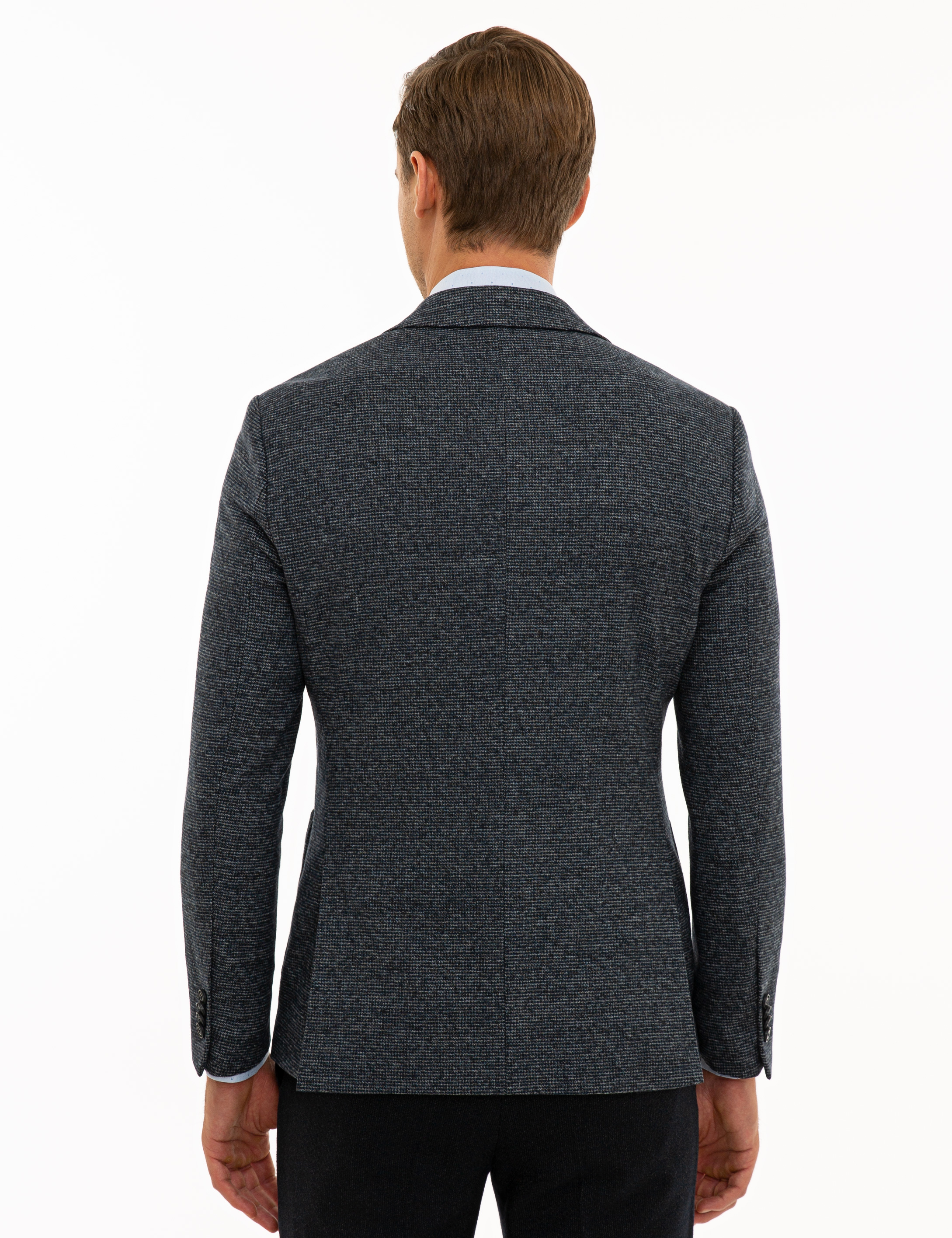 Lacivert Slim Fit Ceket