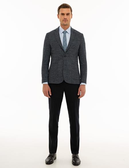 Lacivert Slim Fit Ceket - 50213699086