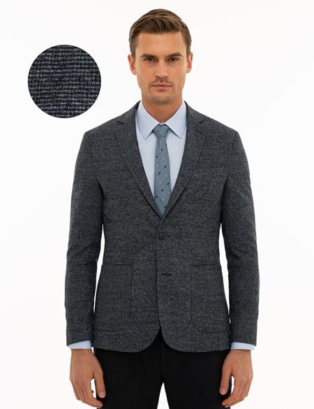 Lacivert Slim Fit Ceket - 50213699086