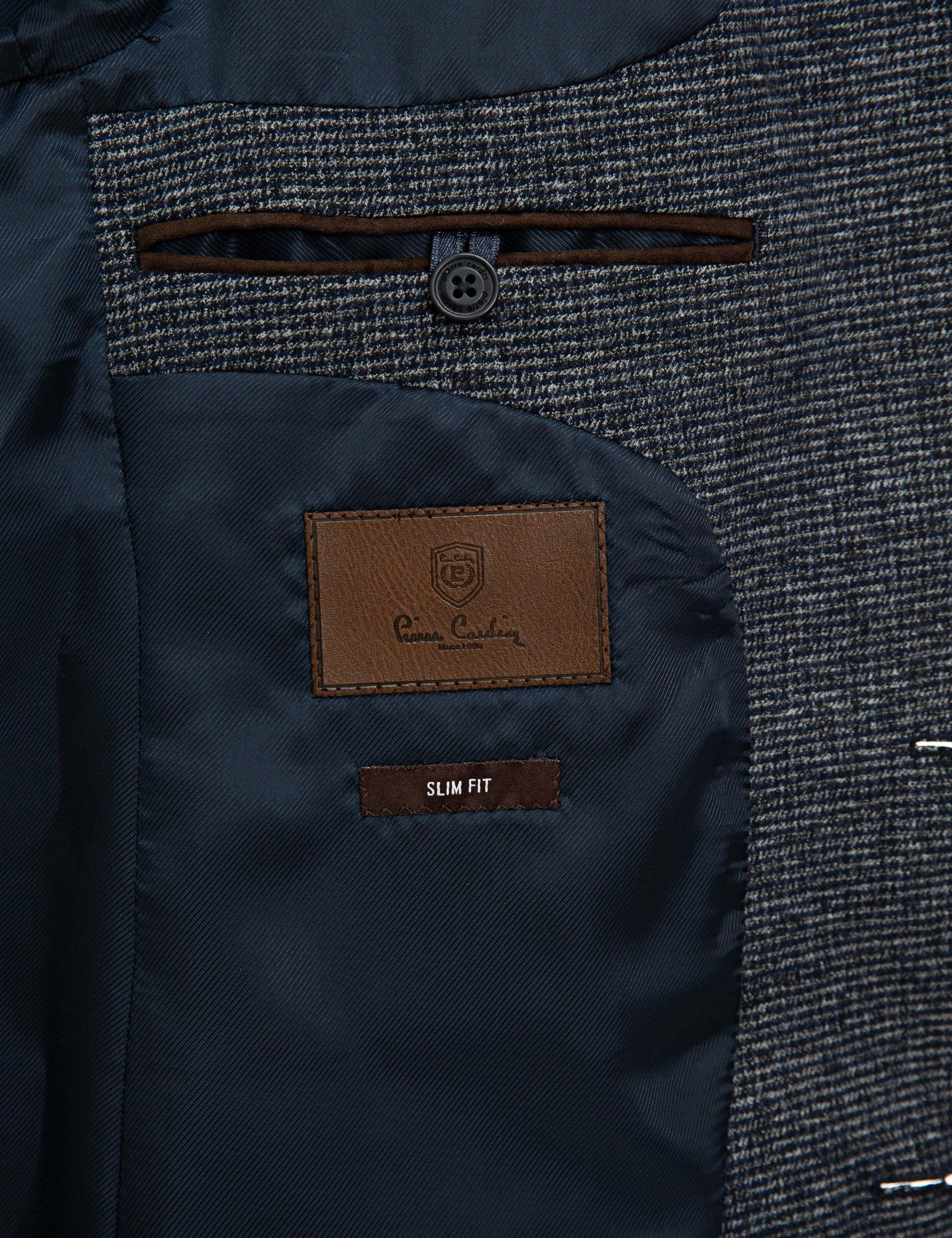 Lacivert Slim Fit Ceket - Image 6