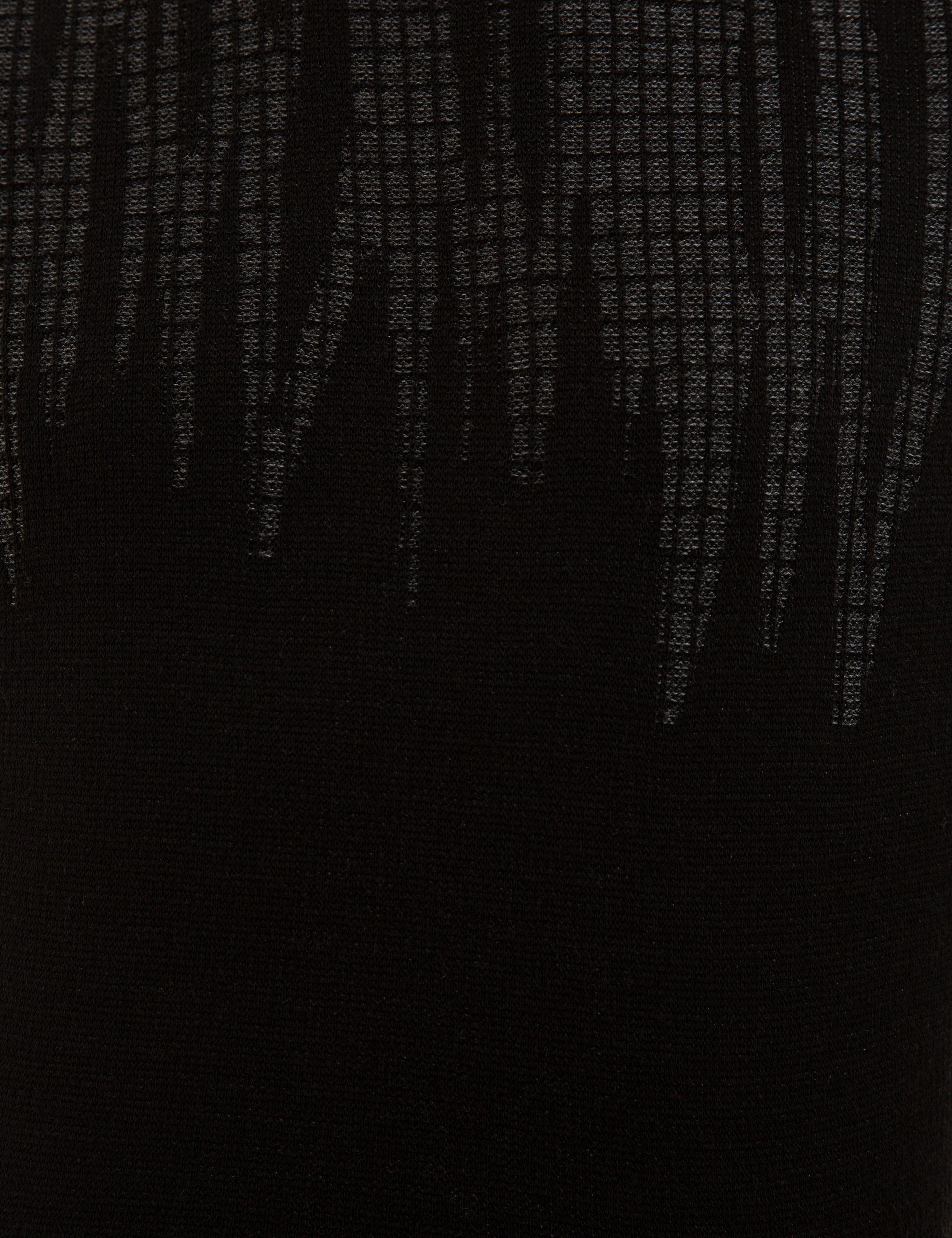 Siyah Slim Fit Bisiklet Yaka Triko Kazak