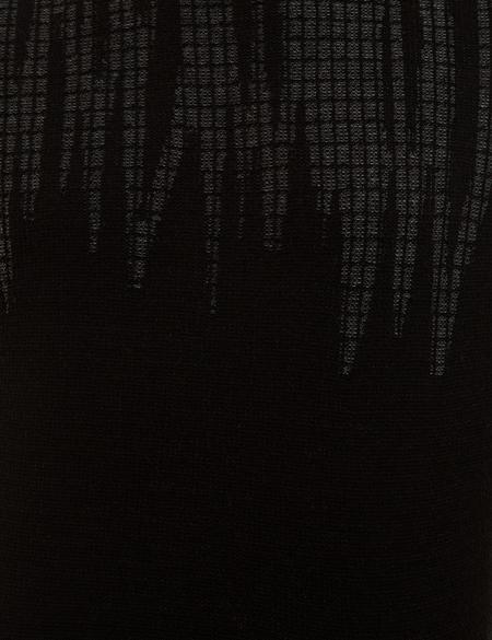 Siyah Slim Fit Bisiklet Yaka Triko Kazak - 50227828033