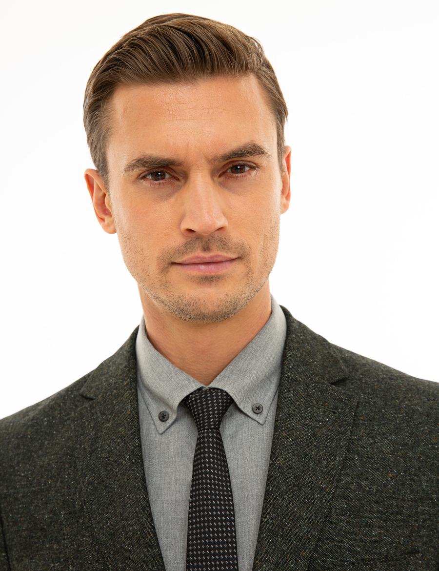 Haki Ex. Slim Fit Ceket