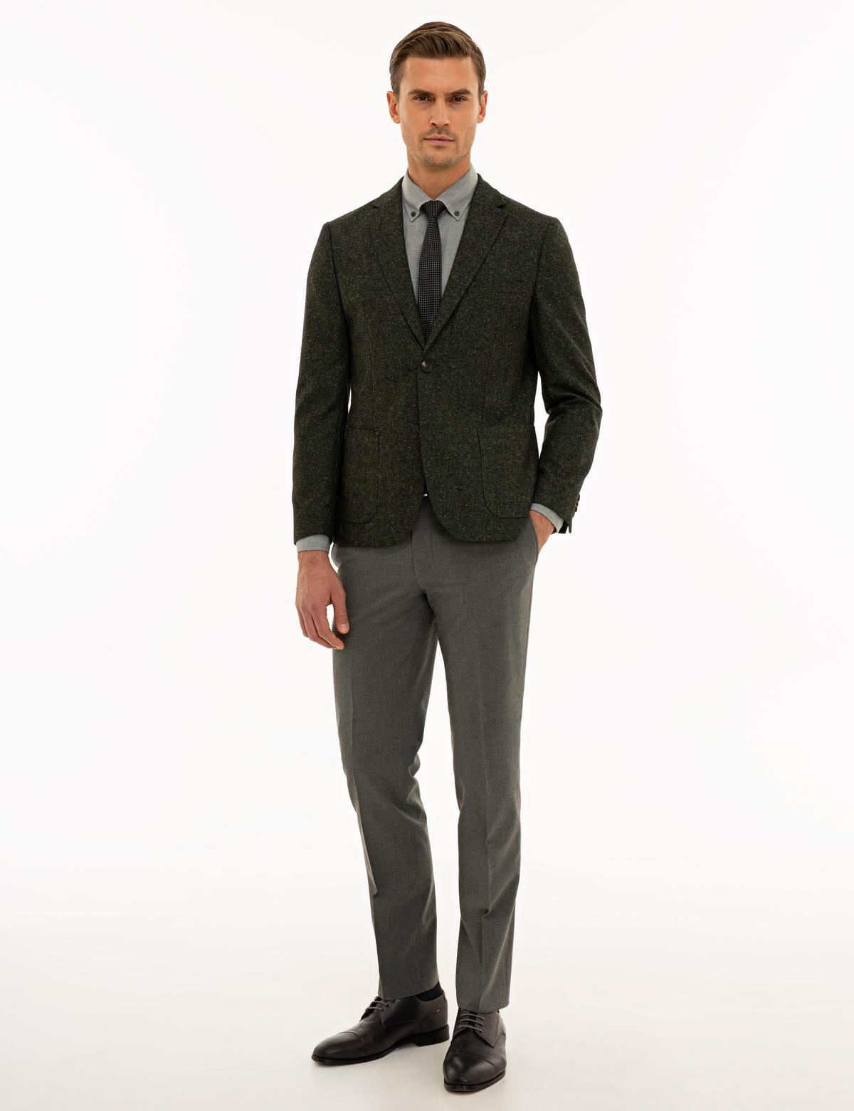 Haki Ex. Slim Fit Ceket - 50229110146