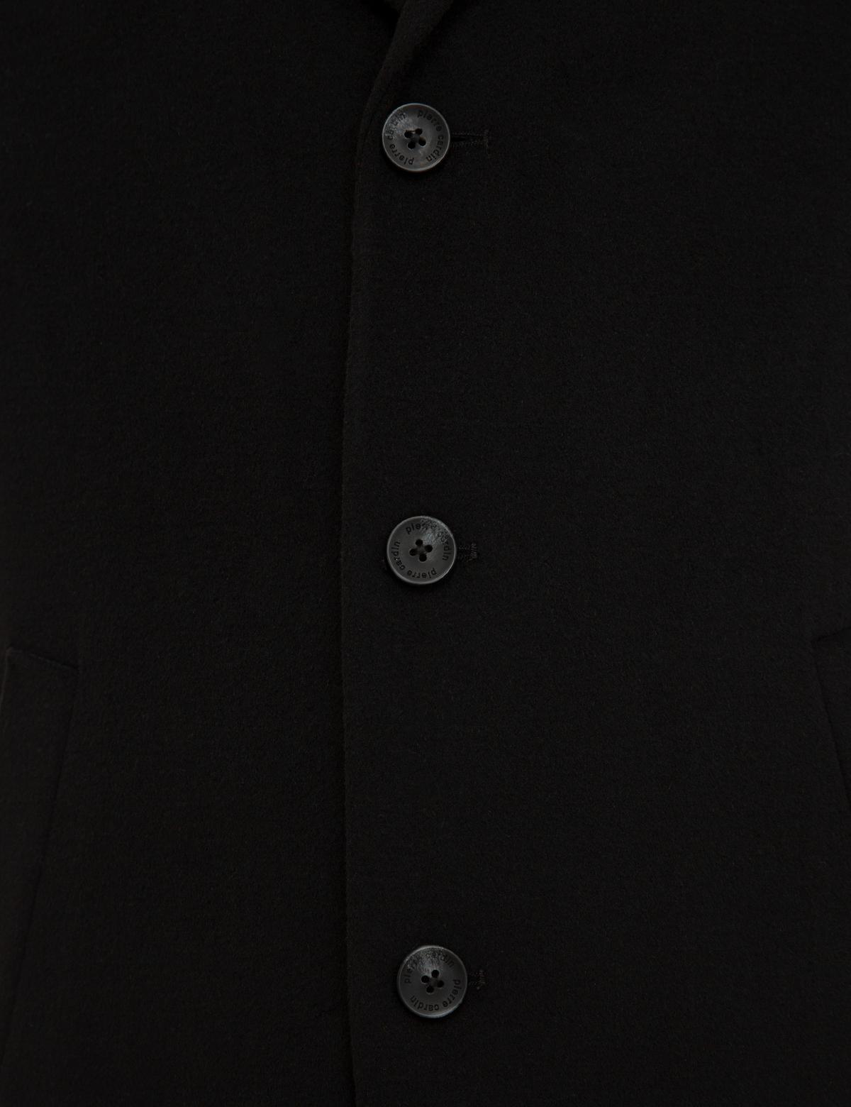 Siyah Ex. Slim Fit Kaşe Kaban - 50230243045