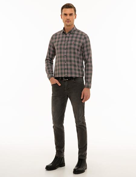 Antrasit Slim Fit Gömlek - 50233524002