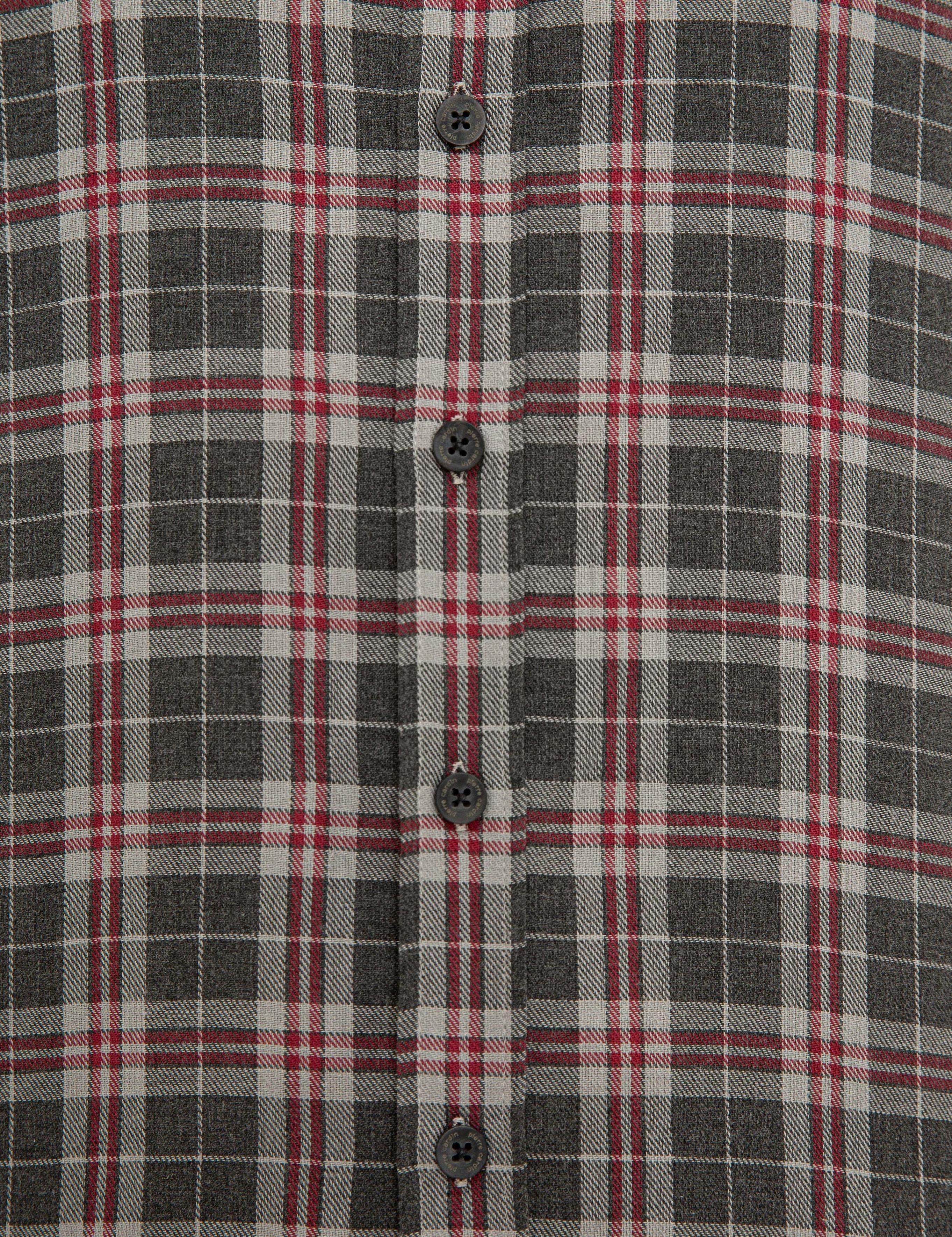 Antrasit Slim Fit Gömlek