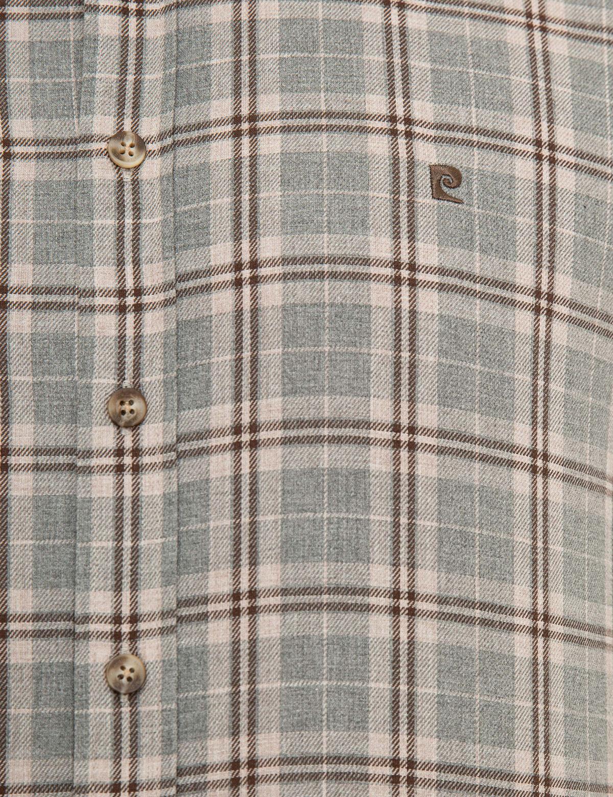 Kahverengi Slim Fit Gömlek - 50233524011