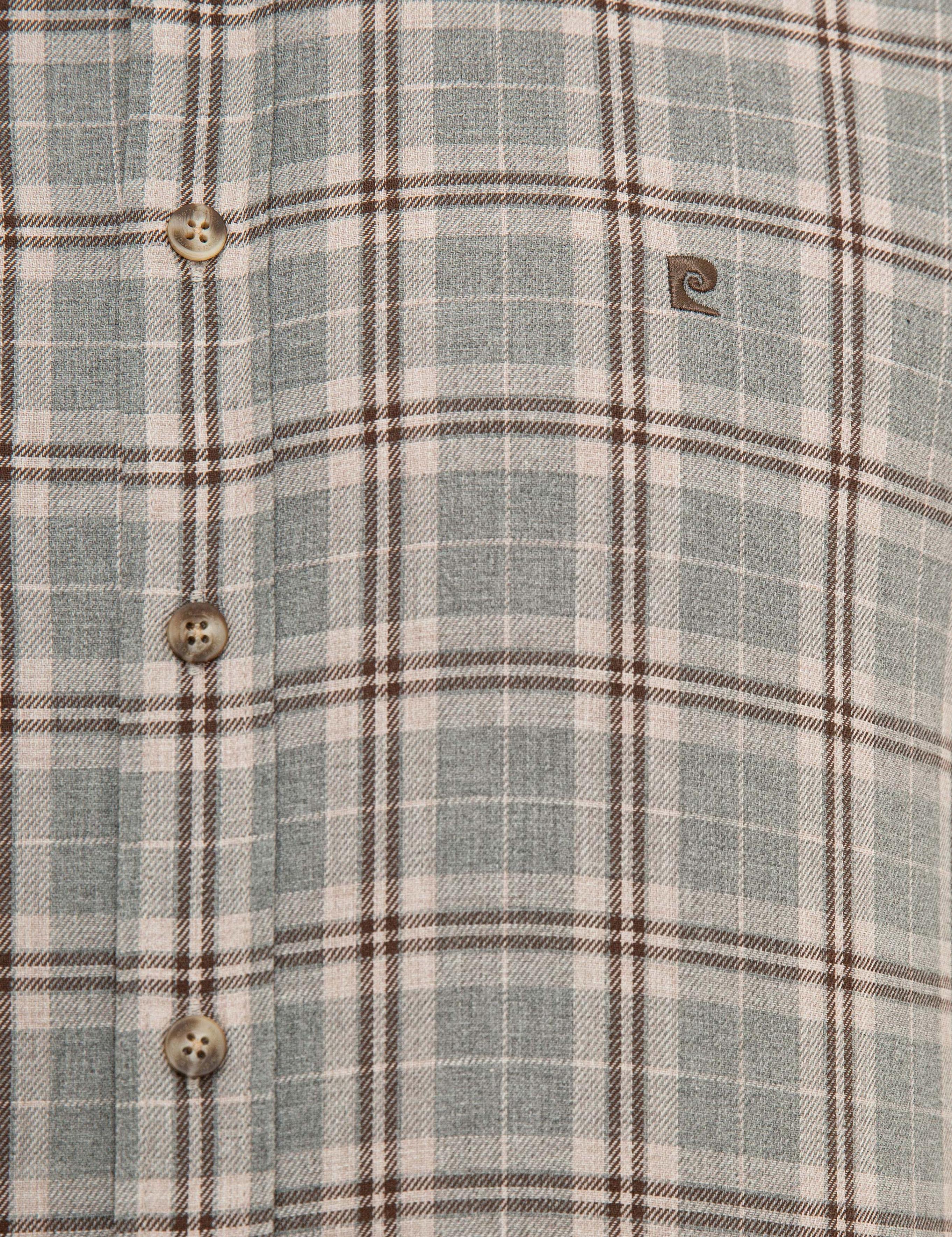 Kahverengi Slim Fit Gömlek