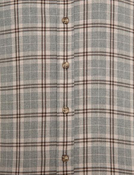 Kahverengi Slim Fit Gömlek - 50233524011