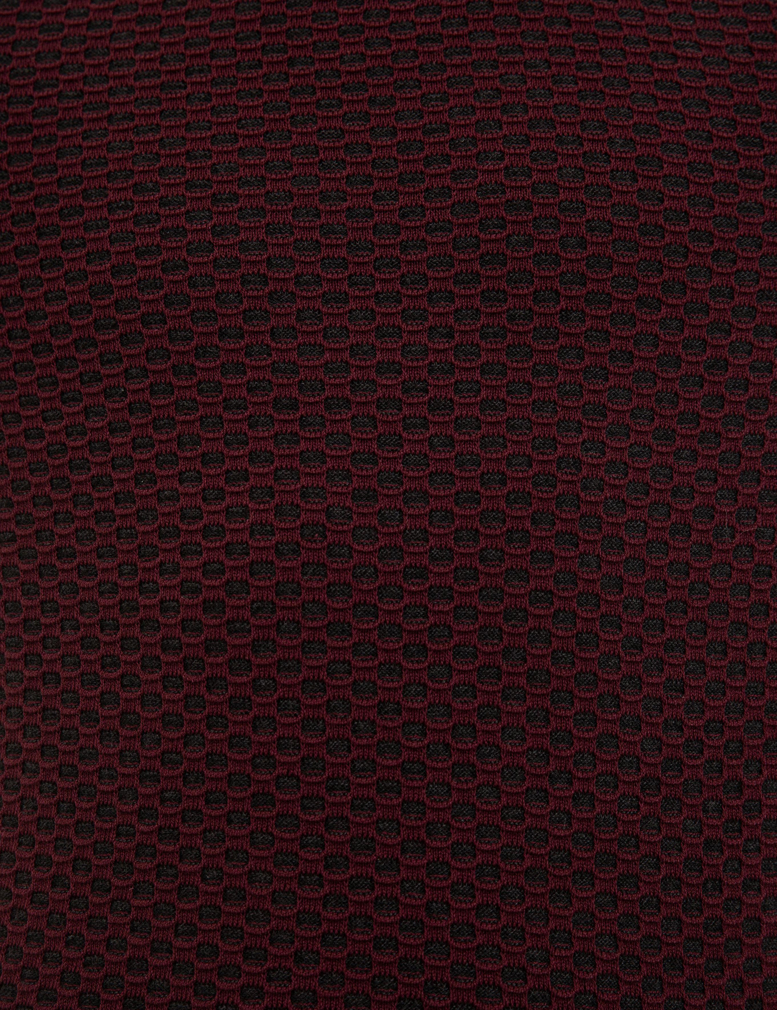 Bordo Slim Fit Triko Kazak