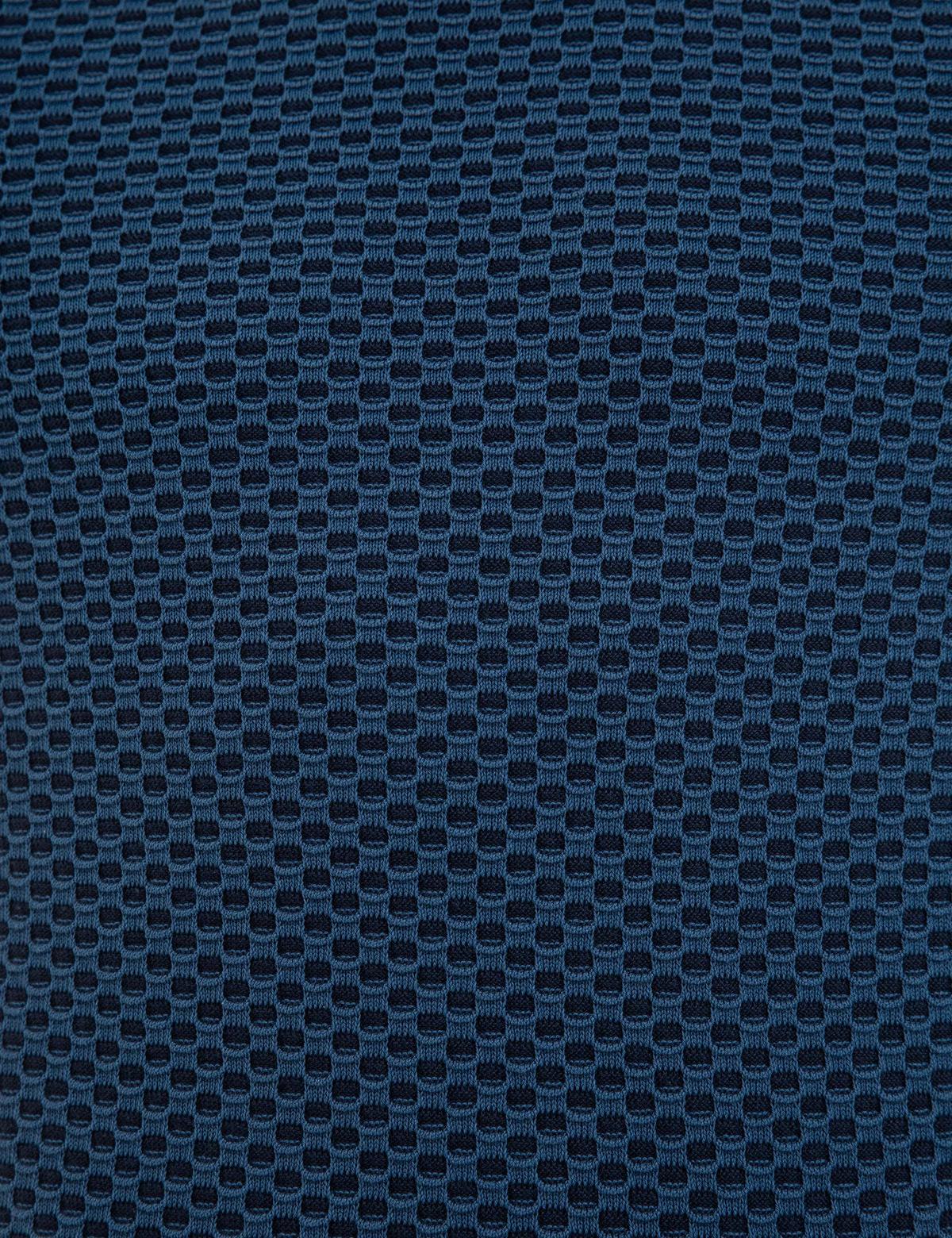 İndigo Mavi Slim Fit Triko Kazak - 50233737011