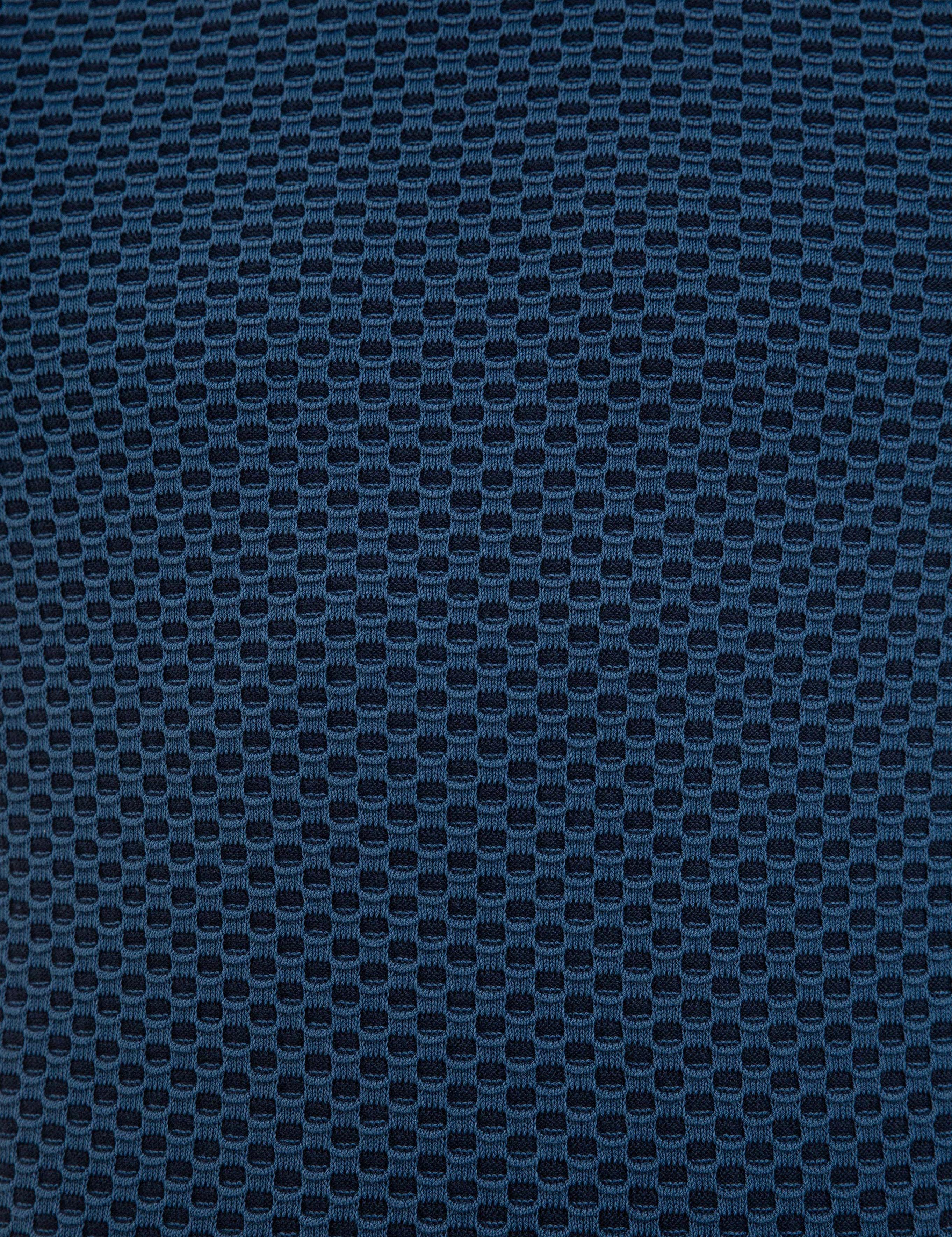 İndigo Mavi Slim Fit Triko Kazak