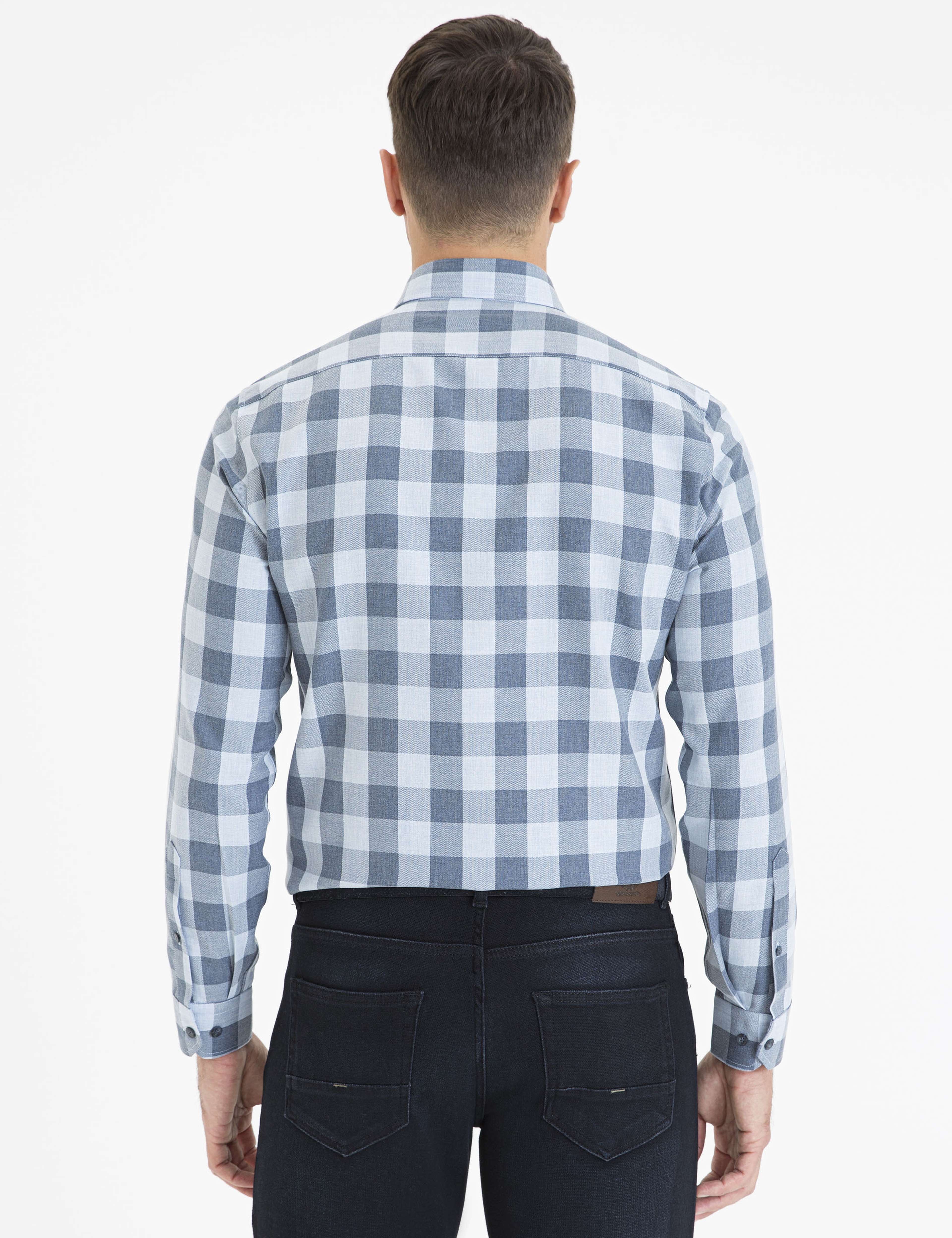 Lacivert Slim Fit Gömlek